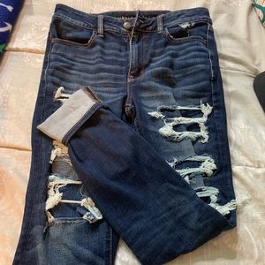 AMERICAN EAGLE HI-RISE SKINNY JEGGING
